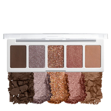 Wet n Wild Color Icon 5-Pan Palette-Camo-Flaunt, Eyeshadow Palette, 5 Richly Pigmented Colors for Everyday Makeup, Long-Lasting and Easy to Blend Formula, Camo-Flaunt Matte Finish